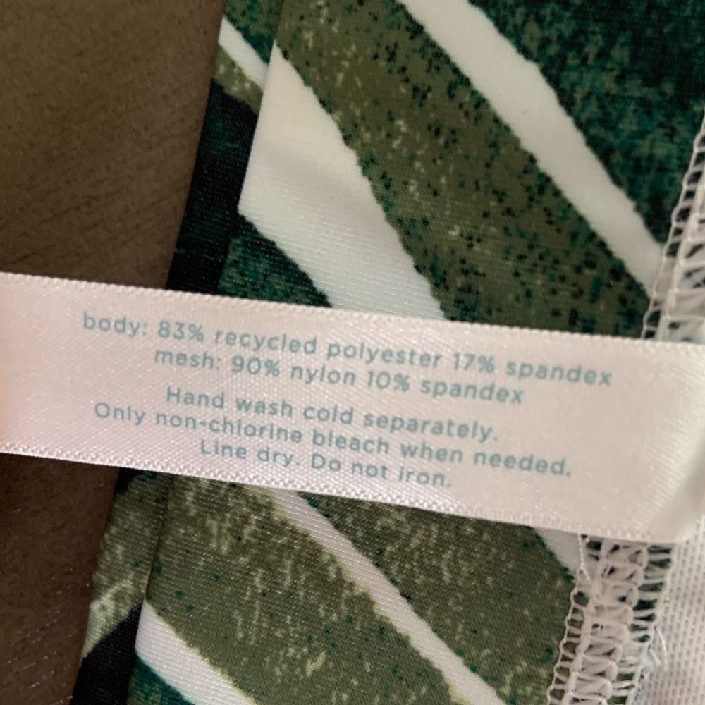 CACIQUE By Lane Bryant Mini Palms Longline Underwire Swim Bikini  22 42D - Picture 16 of 16